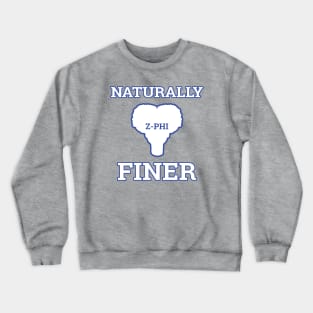 Naturally Finer Zeta Sorority Gifts Crewneck Sweatshirt